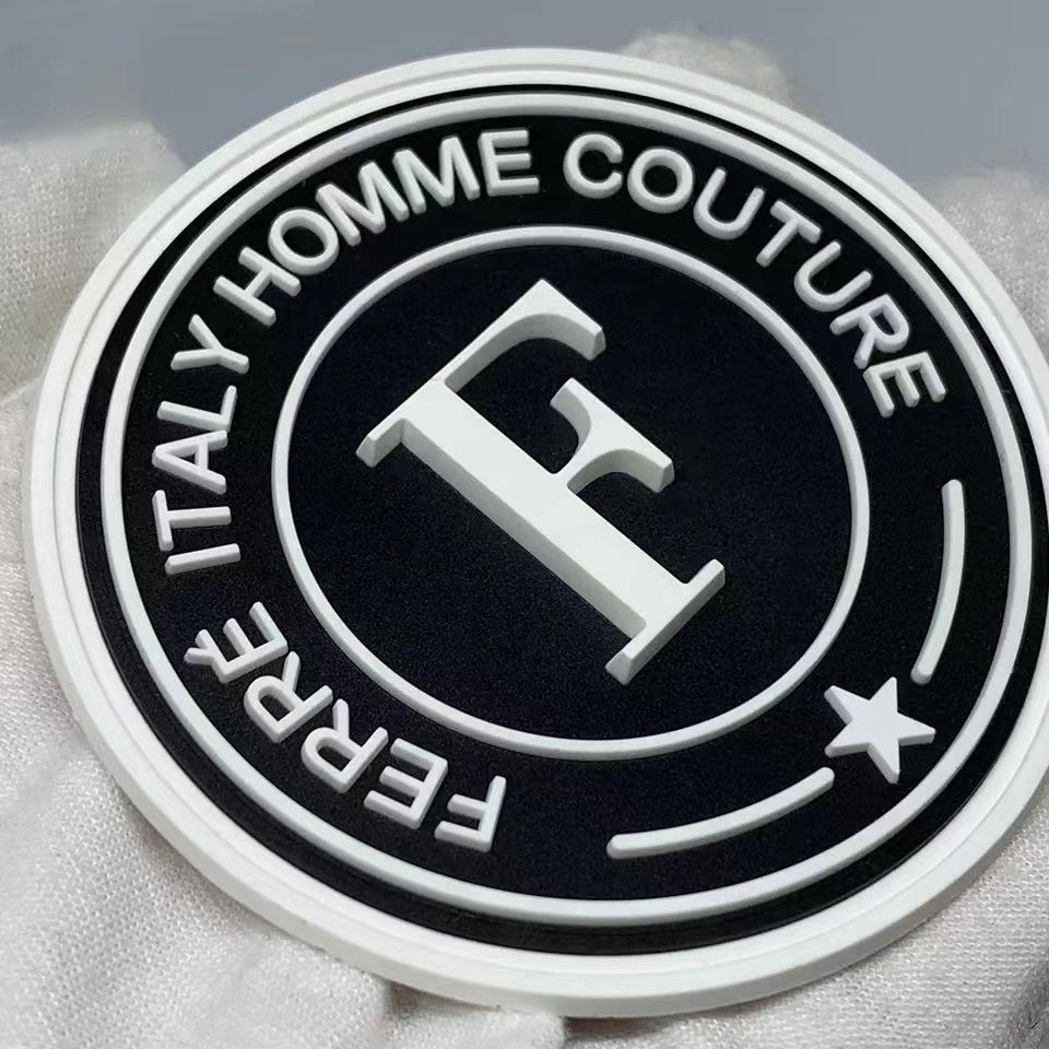 Custom Logo 2D 3D PVC Soft Rubber Patch Label Emblems For Garment