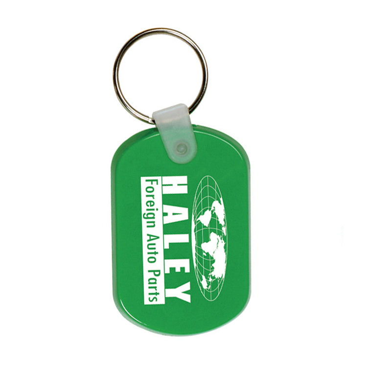 Custom Soft PVC Rubber Printed Keychain For Business Giveaway Gifts