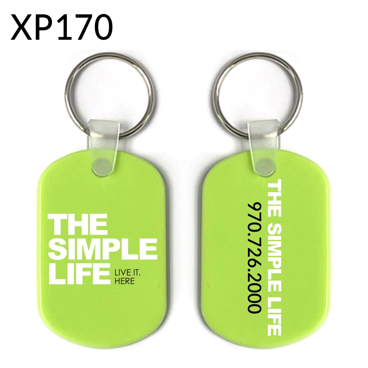 Custom Soft PVC Rubber Printed Keychain For Business Giveaway Gifts