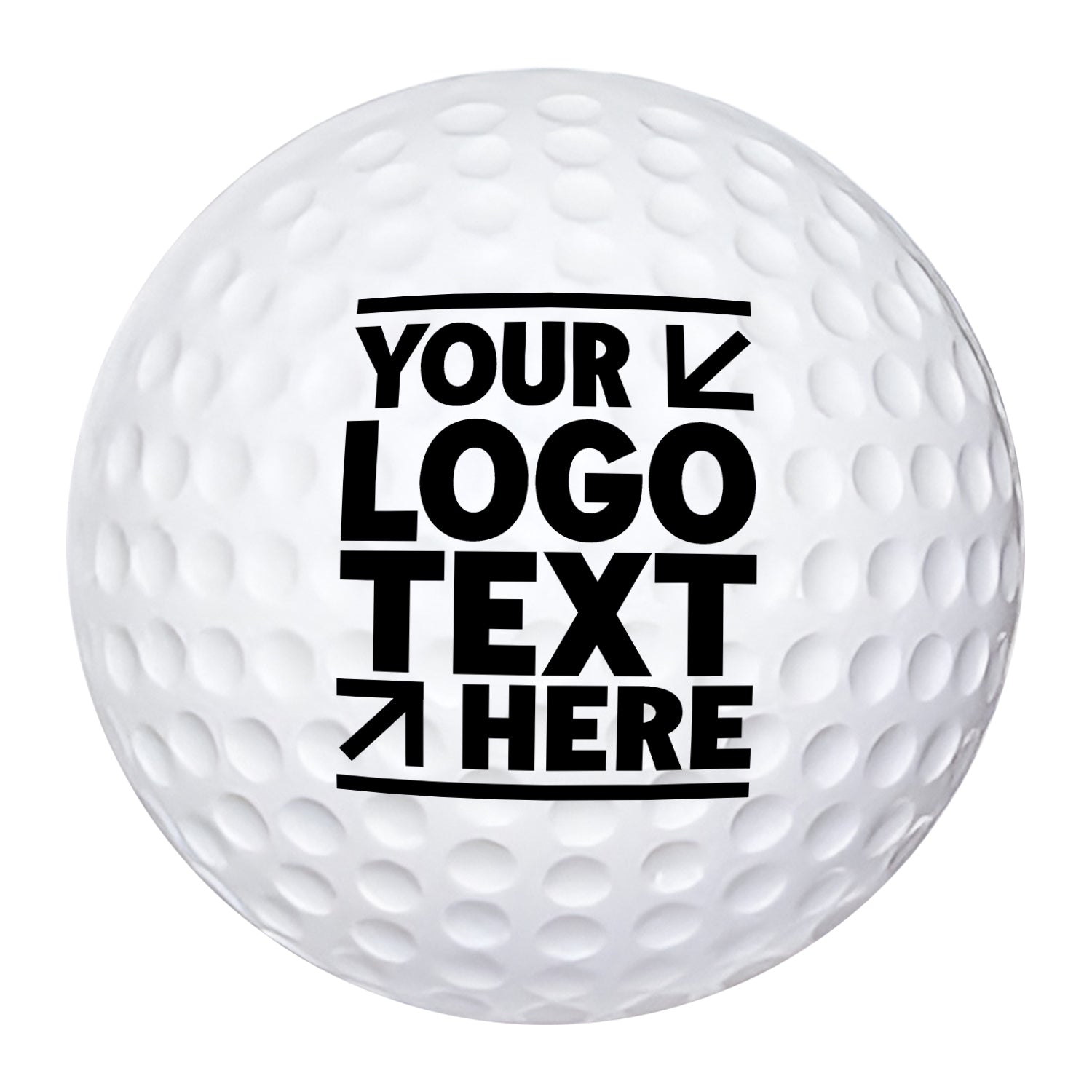 Bulk Golf Ball Stress Reliever Custom Sport Foam Ball For Promo Gifts