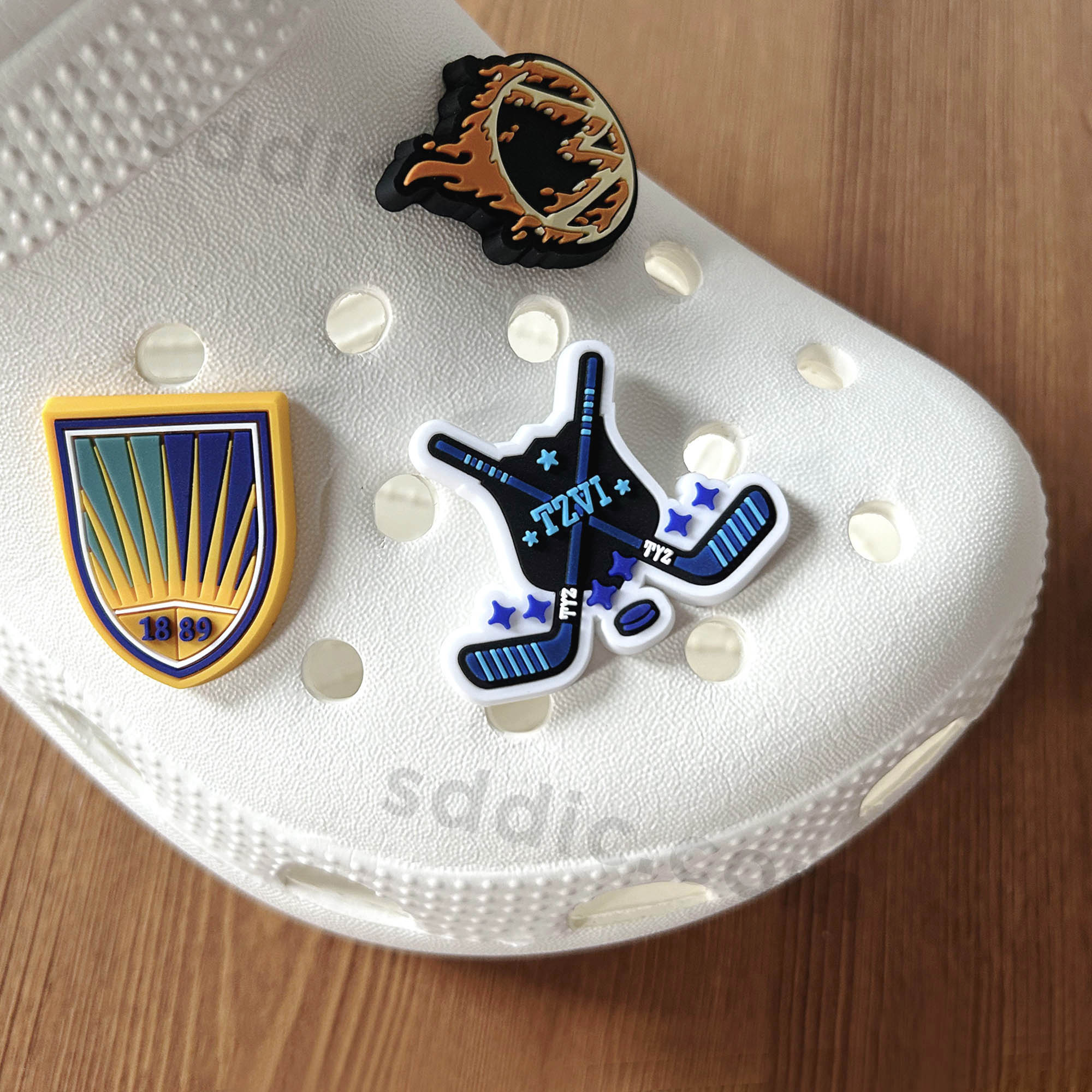 Custom Promotional Soft PVC Rubber Clog Shoe Charms with Your Logo